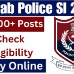 Punjab Police SI Recruitment 2024