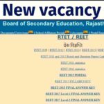 Rajasthan Reet New Vacancy 2024